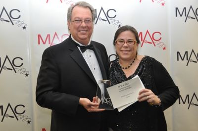 Eric Michael Gillett and Gretchen Reinhagen (tied for Director Award) Photo