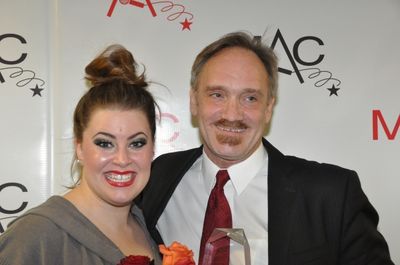 Rick Jensen with his niece Tina Jensen Photo
