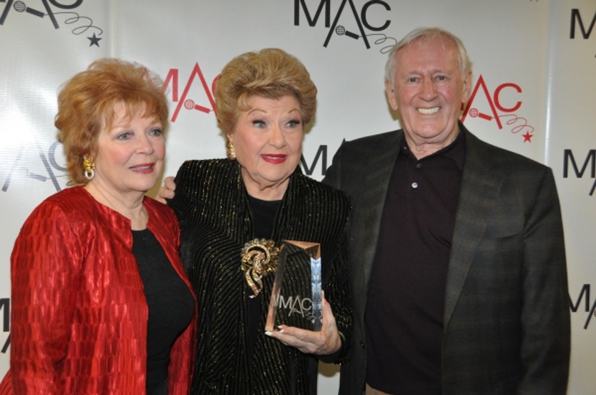 Anita Gillette, Marilyn Maye and Len Cariou at 