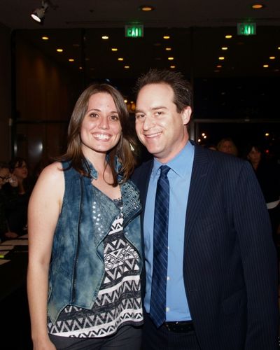 Assistant Choreographer Gretchen Dawson with Director Brian Kite Photo