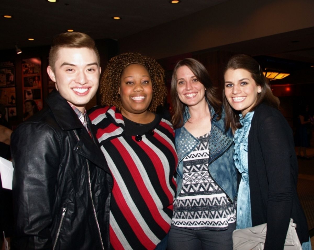 Chester Lockhart, Amber Snead, Gretchen Dawson, and Kristen Lamoureux at 