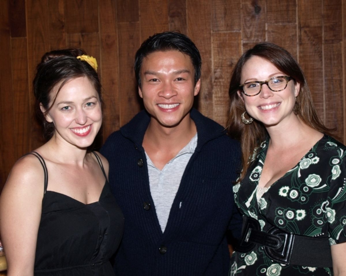 Suzanne Schmedding, Ethan Le Phong, and Sarah Glendening at 