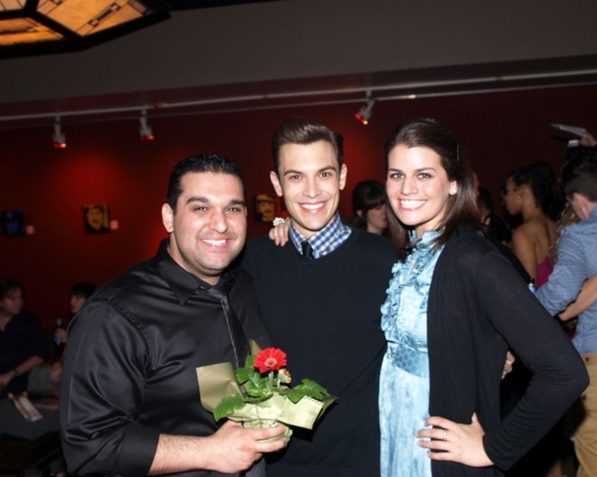 Jonathan Arana, Nick Adorno, and Kristen Lamoureux at 