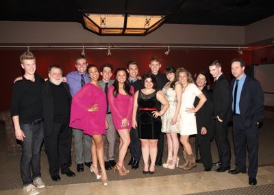 The cast of SPRING AWAKENING with Director Brian Kite Photo
