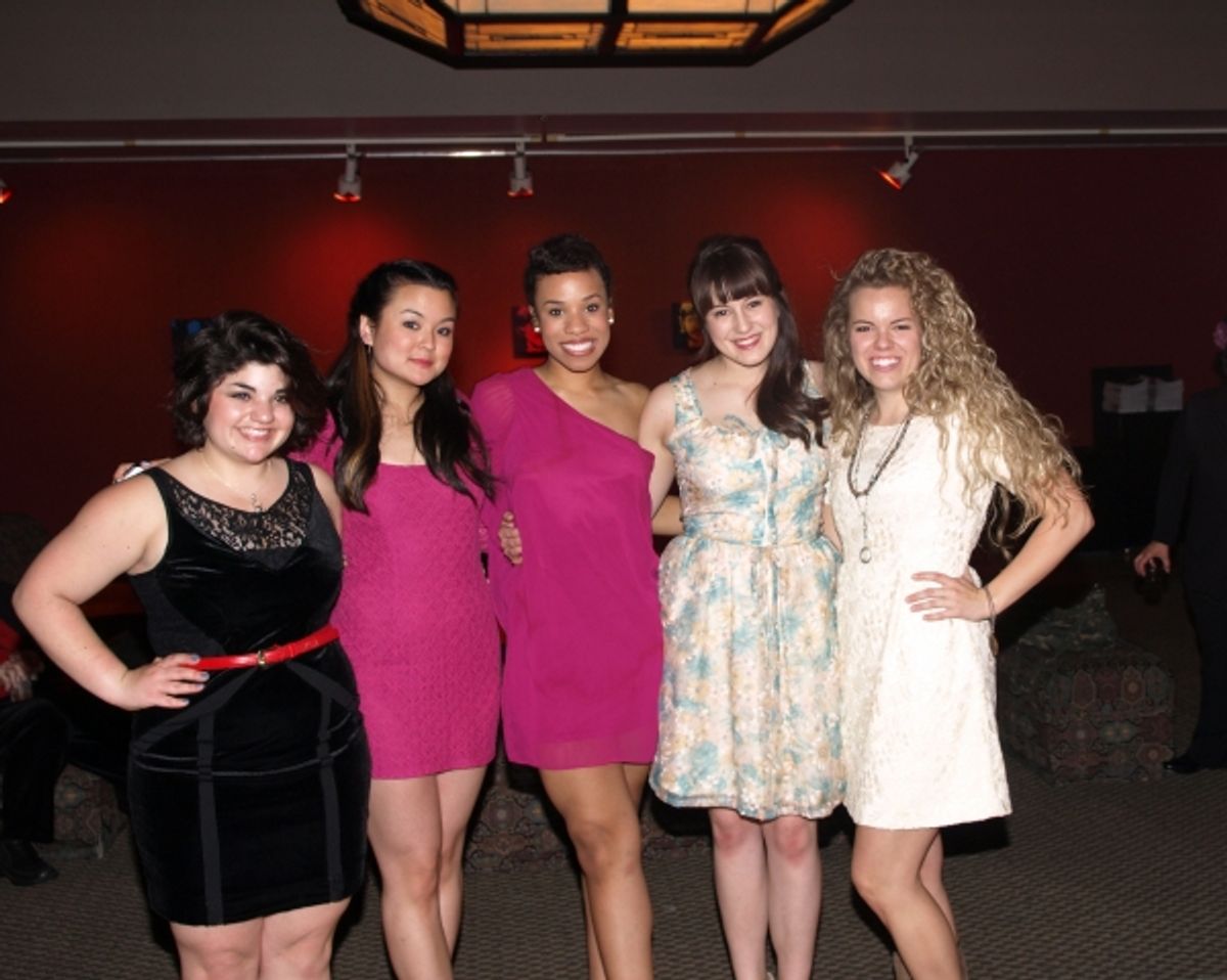 Jennifer Foster, Cailan Rose, Salisha Thomas, Micaela Martinez, and Alyssa M. Simmons at 