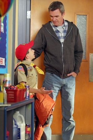 Atticus Shaffer, Neil Flynn Photo