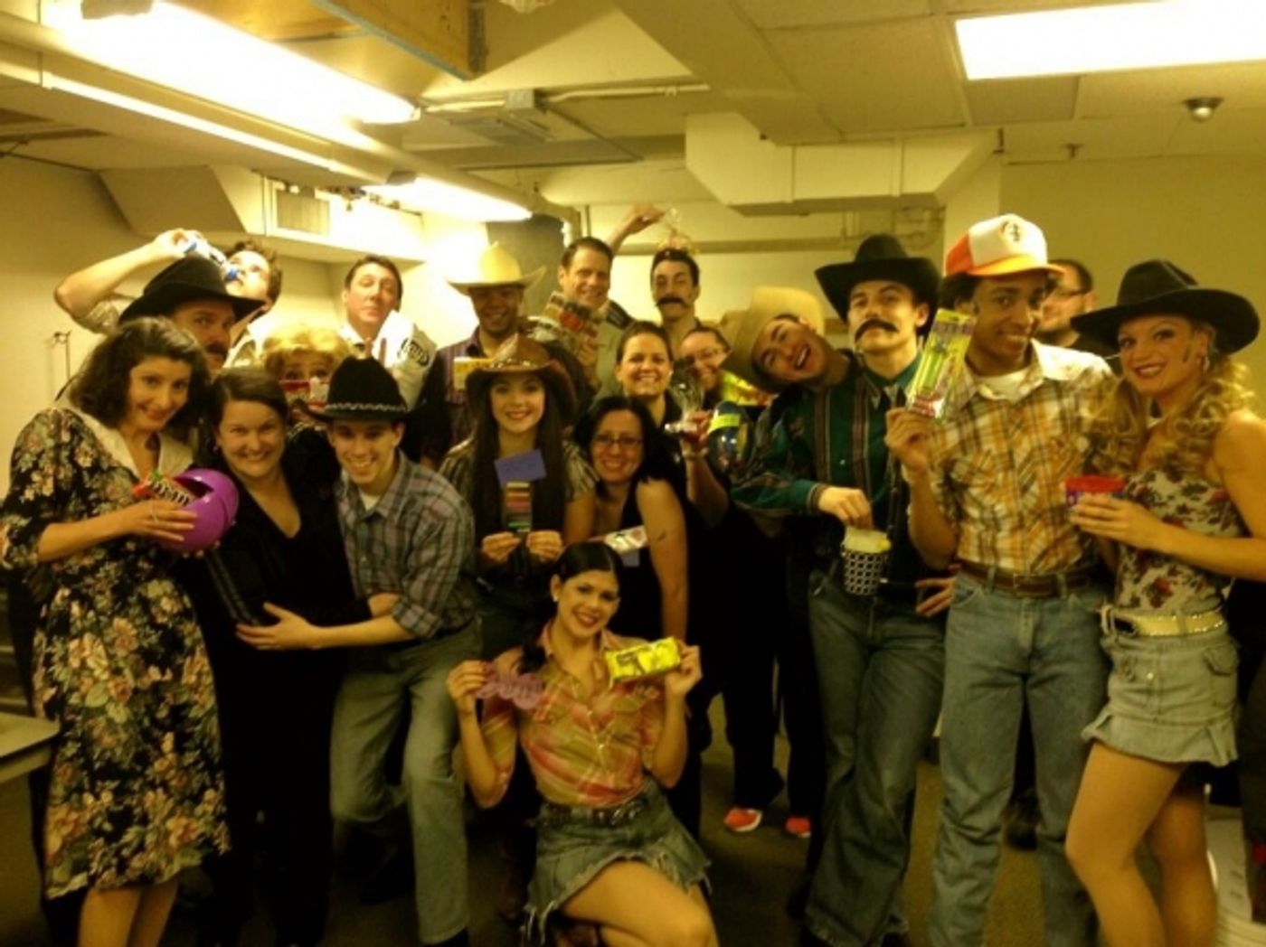 Photo Flash: Saturday Intermission Pics, March 23 - Kelli O'Hara's Last SIP with NICE WORK, FLASHDANCE Channels PIPPIN and More! Image