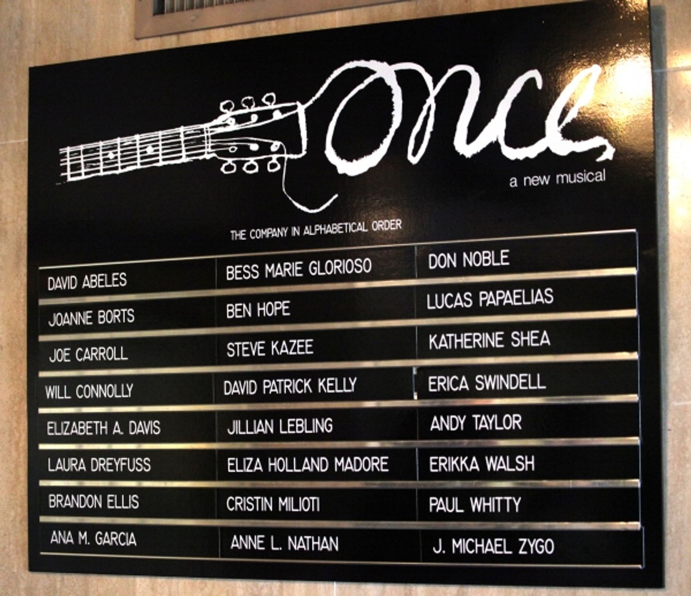 Photo Coverage: ONCE Welcomes Ben Hope to the Cast!  Image