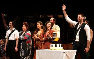 Will Connolly, Anne L. Nathan, Erikka Walsh, Cristin Milioti, Paul Whitty & Ben Hope  Photo