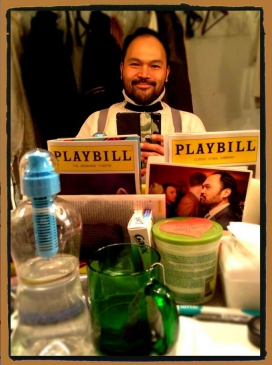 Photo Flash: Saturday Intermission Pics, March 23, Part 2 - PIPPIN's First SIP, PASSION, F#%KING UP EVERYTHING and More! Image