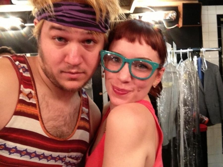 Photo Flash: Saturday Intermission Pics, March 23, Part 2 - PIPPIN's First SIP, PASSION, F#%KING UP EVERYTHING and More! Image