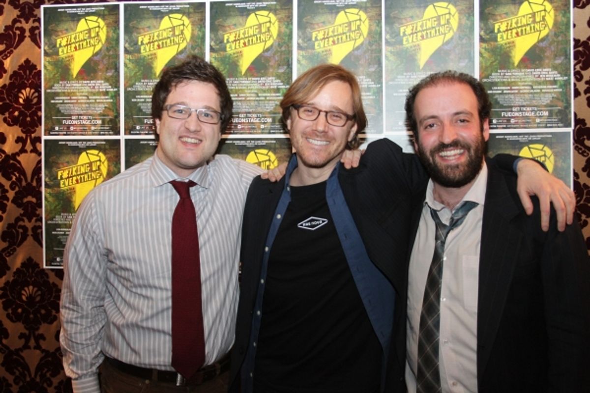 Matt Hinkley, David Eric Davis and Sam Forman at 