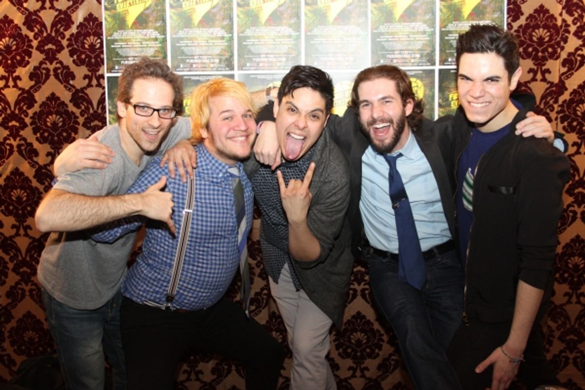Adam Stoler, Douglas Widick, George Salazar, Eli Zoller and Jason Gotay at 