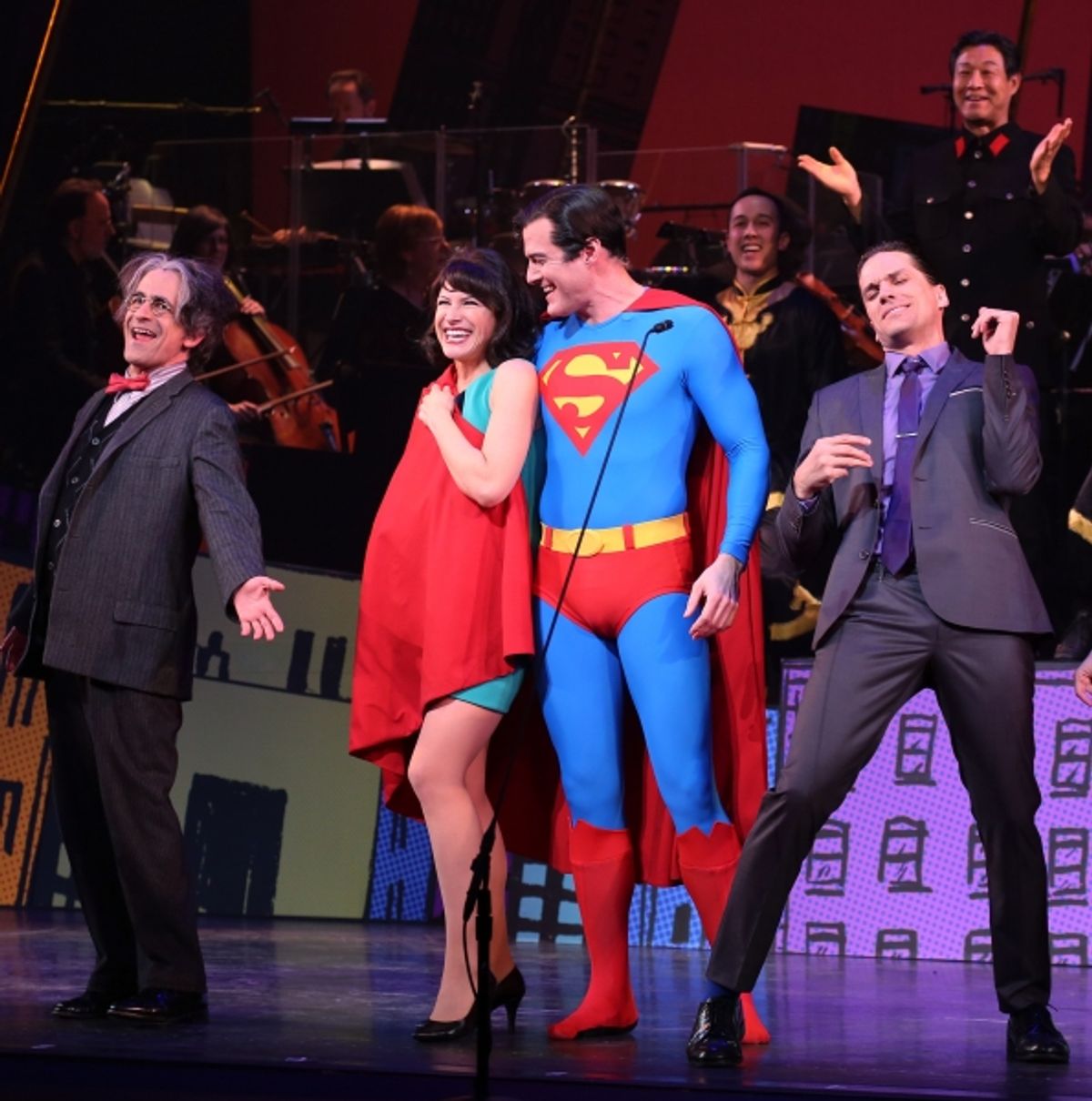 David Pittu, Jenny Powers, Edward Watts, Will Swenson at 