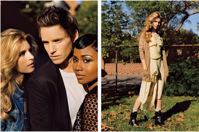Brit Marling and Eddie Redmayne Photo