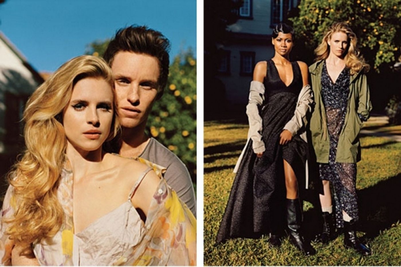 Photo Coverage: Brit Marling and Eddie Redmayne on W's Cover  Image