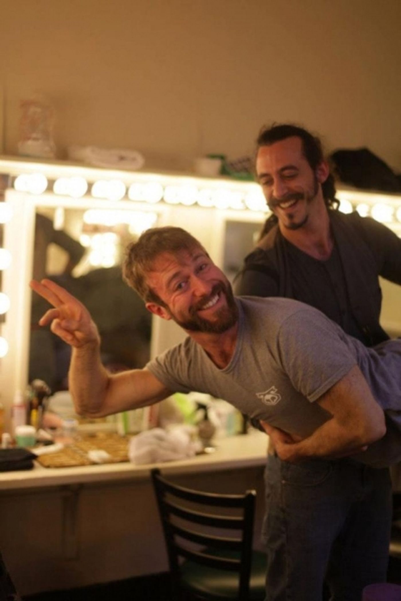 Photo Flash: Backstage with the Cast of PIPPIN for First Preview!  Image