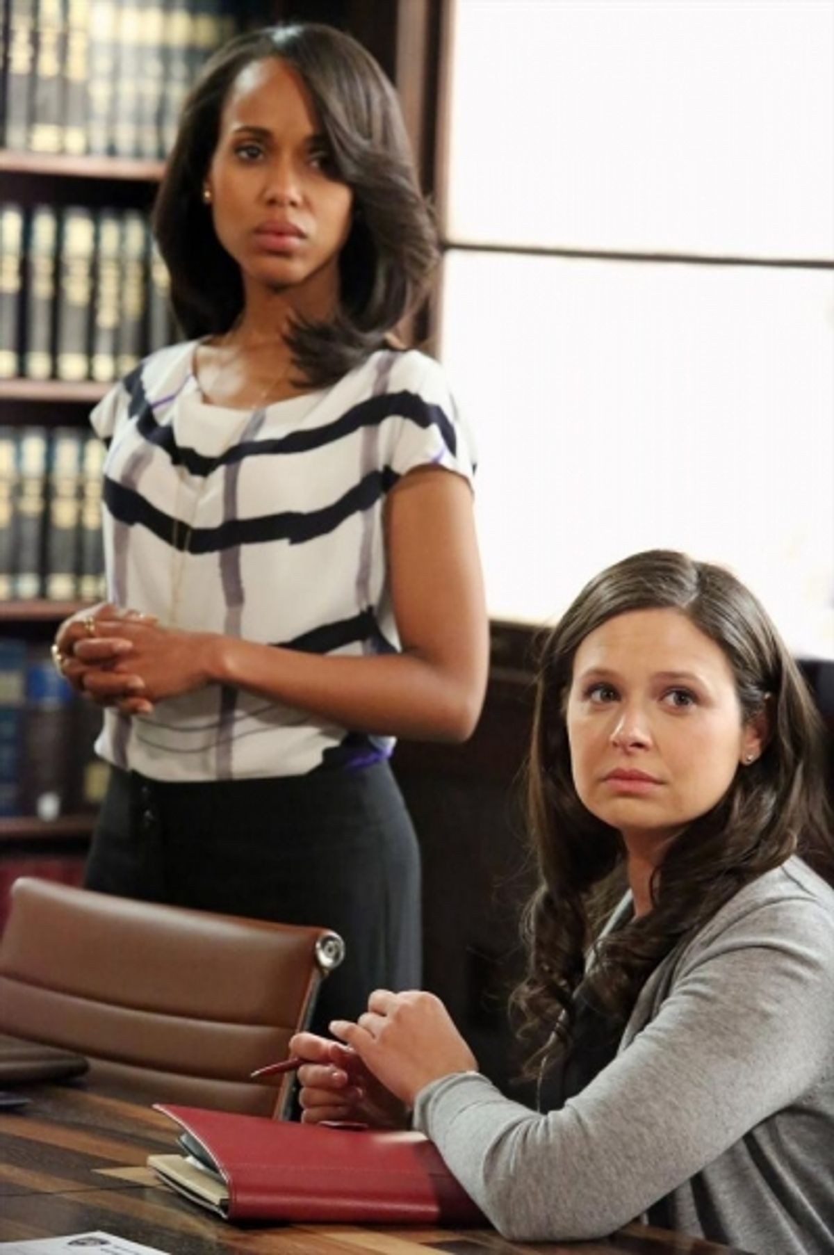 Kerry Washington, Katie Lowes at 