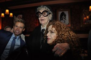 Hunter Ryan Herdlicka, Elaine Stritch and Bernadette Peters Photo