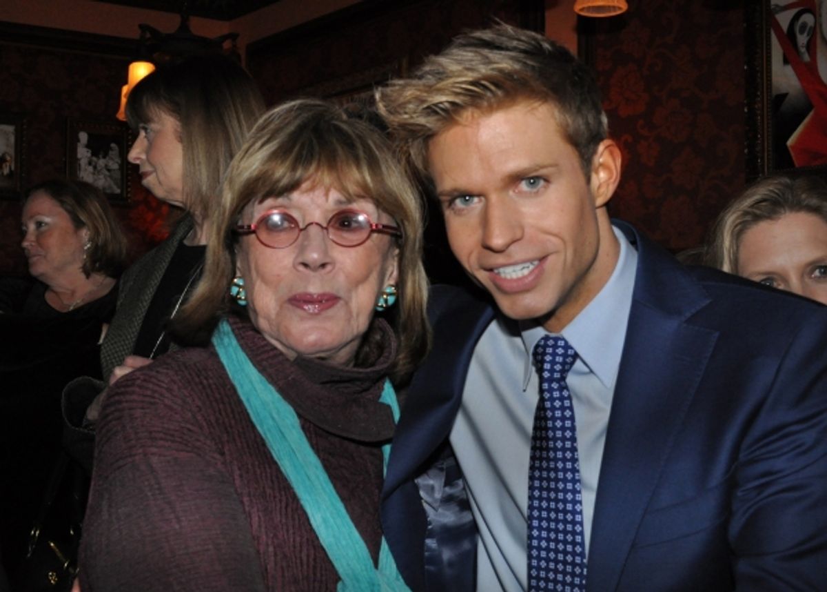 Phyllis Newman and Hunter Ryan Herdlicka at 