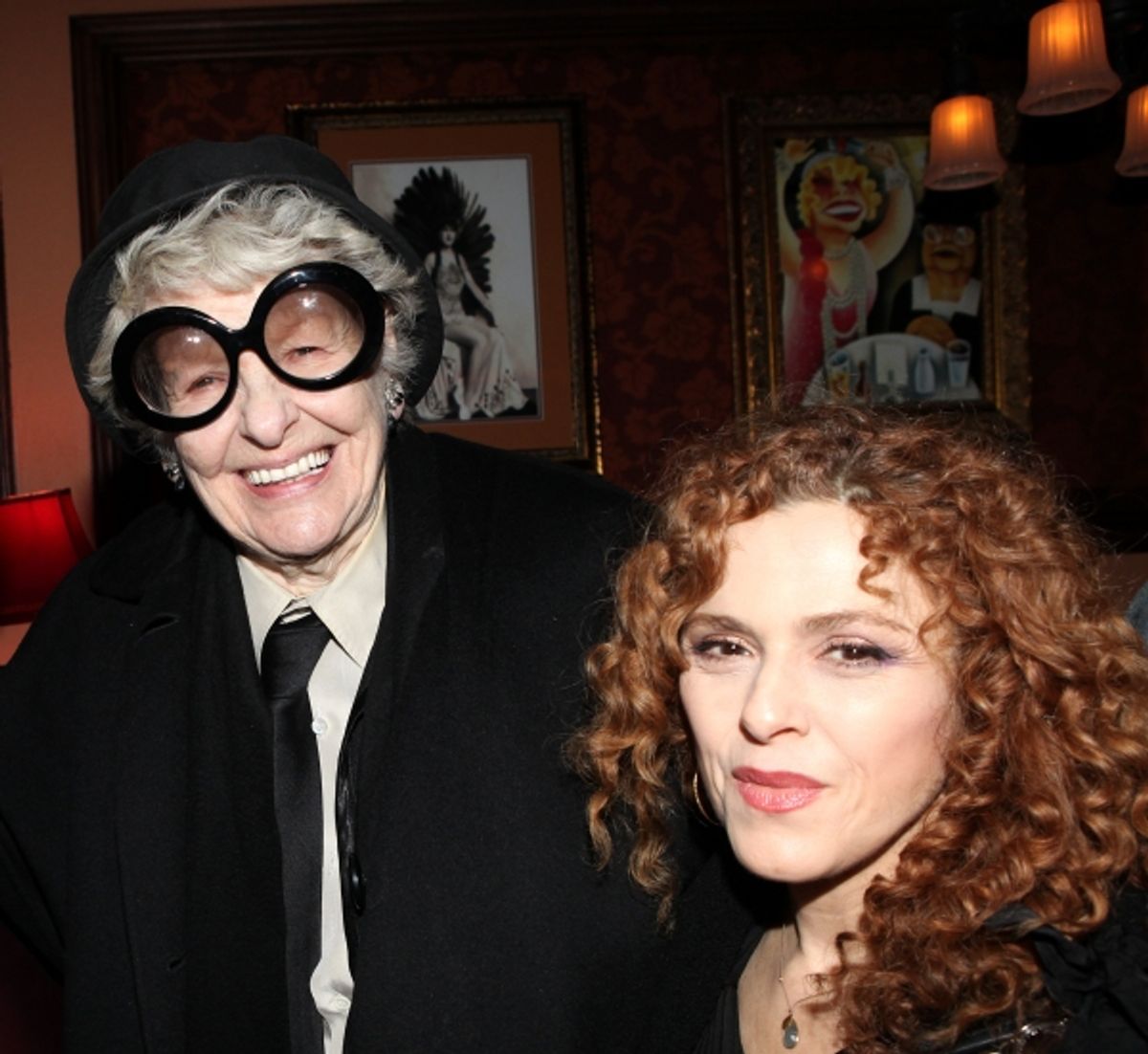 Elaine Stritch & Bernadette Peters  at 