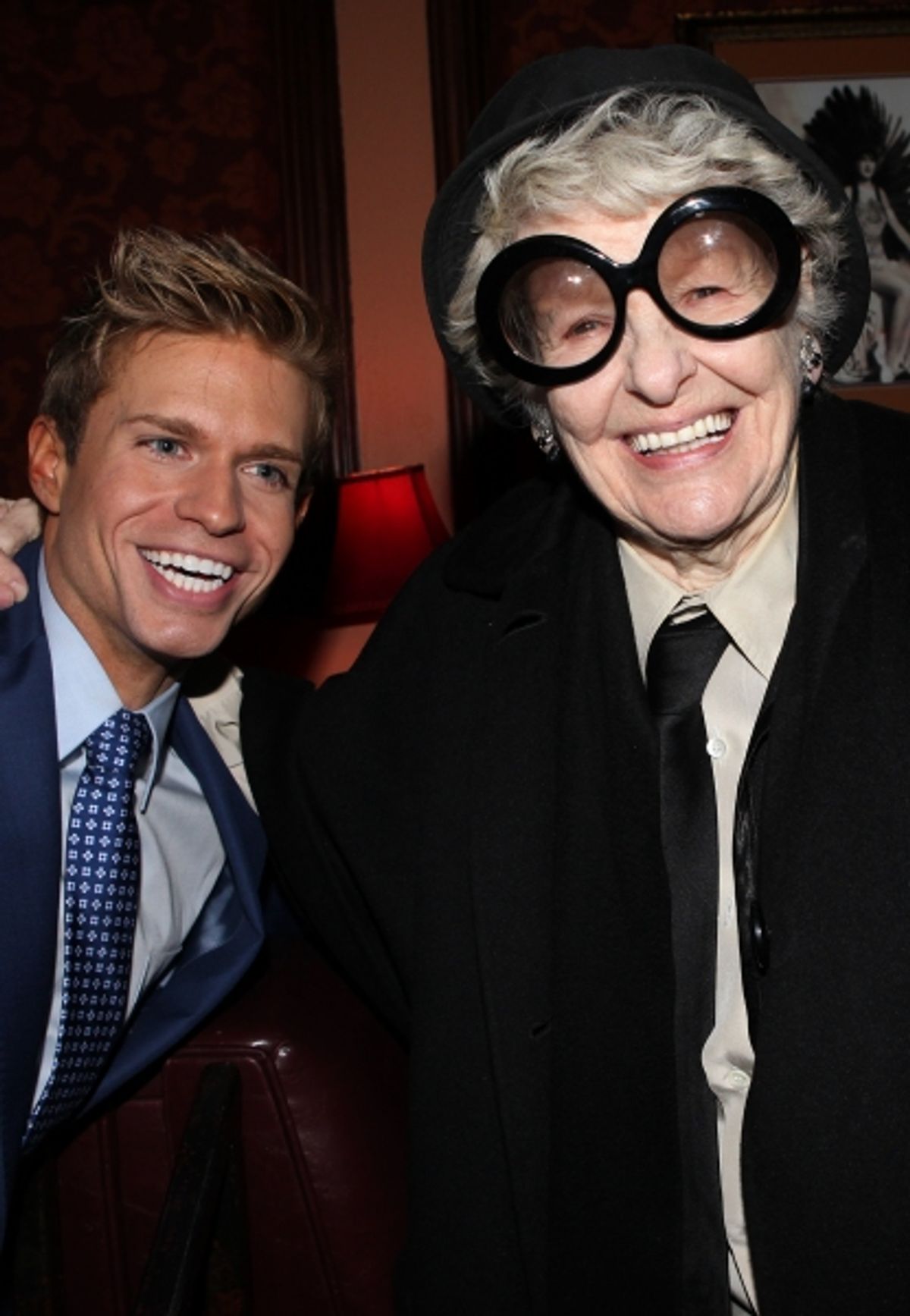 Hunter Ryan Herdlicka, Elaine Stritch at 