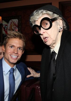 Hunter Ryan Herdlicka, Elaine Stritch @ BroadwayWorld Hunter Ryan Herdlicka, Elaine Stritch Photo