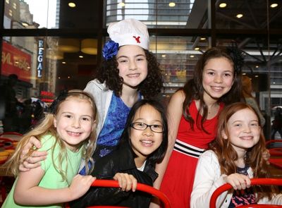 Lilla Crawford with Brooklyn Shuck, Junah Jang, Madie Rae DiPietro & Sadie Sink Photo