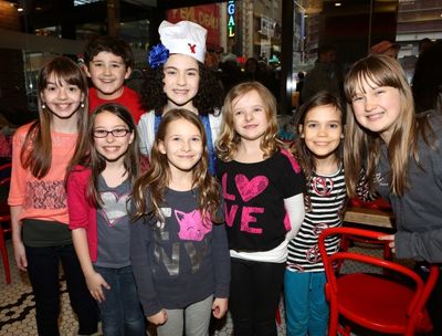 Lilla Crawford with Ava DeMary, Jack Broderick, Bailey Ryan, Sophia Gennusa, Crawford Photo