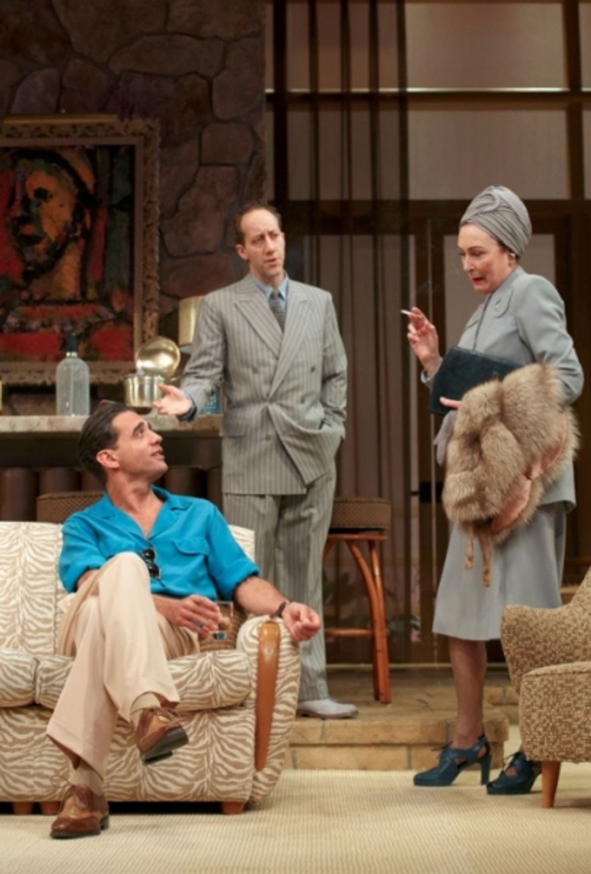 Bobby Cannavale, Joey Slotnick and Brenda Wehle at 