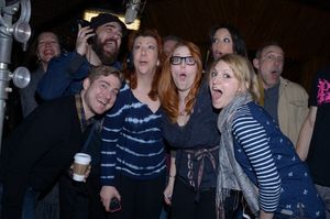 Adinah Alexander, Eric Anderson, Brian Usifer (Music Director), Jennifer Perry, Tory Ross, Annaleigh Ashford, Caroline Bowman (behind), and Stephen Berger @ BroadwayWorld Adinah Alexander, Eric Anderson, Brian Usifer (Music Director), Jennifer Perry, Tory Photo