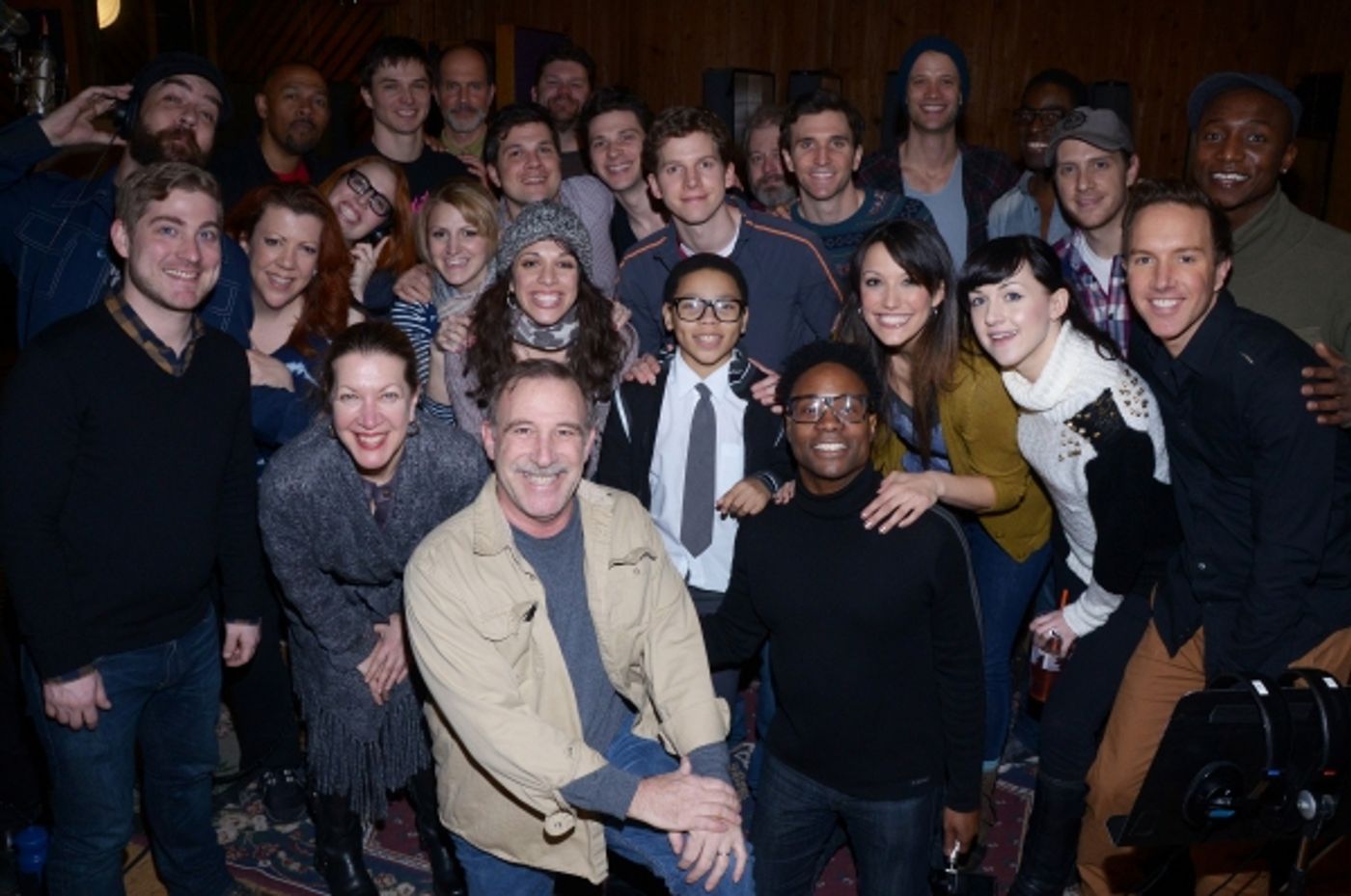 Photo Flash: In the Recording Studio with the Cast of KINKY BOOTS!  Image