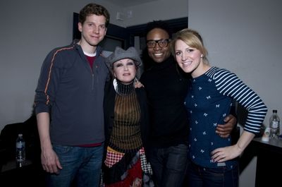 Stark Sands, Cyndi Lauper, Billy Porter, and Annaleigh Ashford Photo