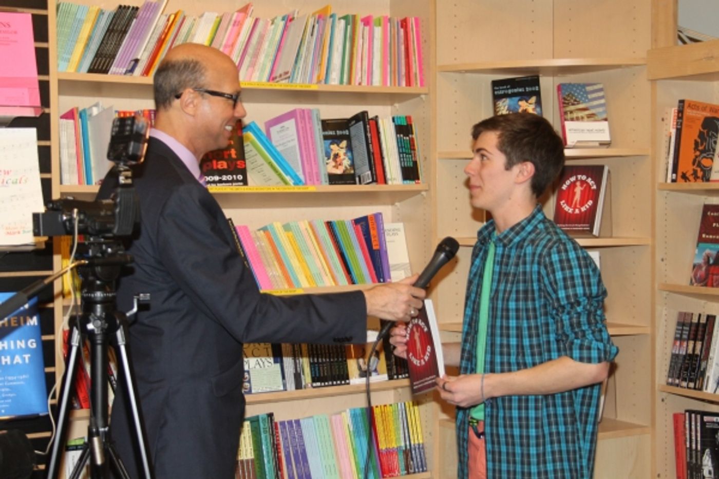 Photo Coverage: Henry Hodges Signs HOW TO ACT LIKE A KID at Drama Book Shop!  Image