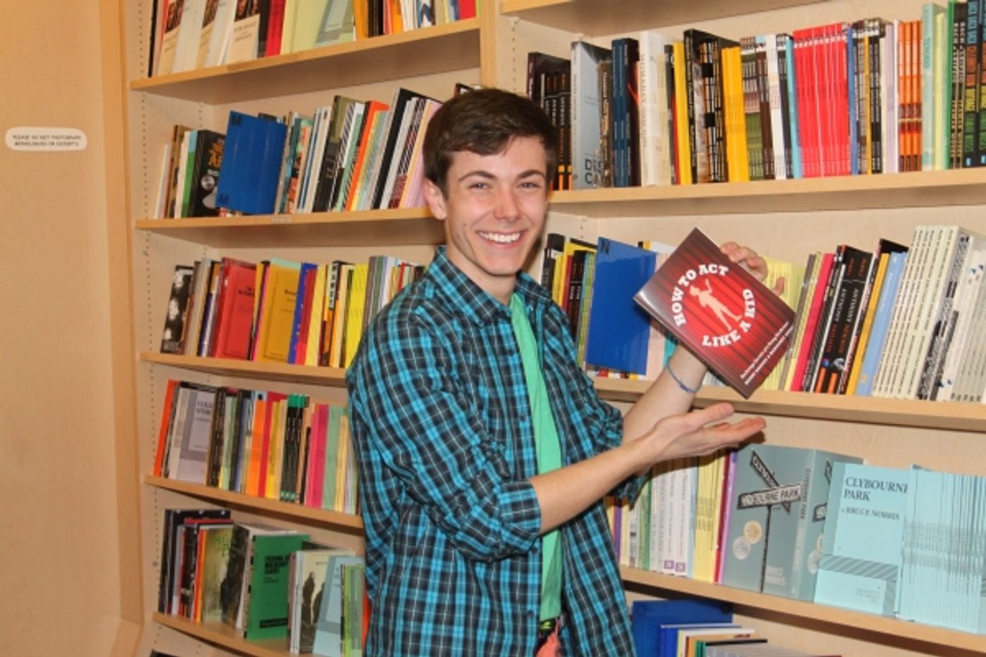 Photo Coverage: Henry Hodges Signs HOW TO ACT LIKE A KID at Drama Book Shop!  Image