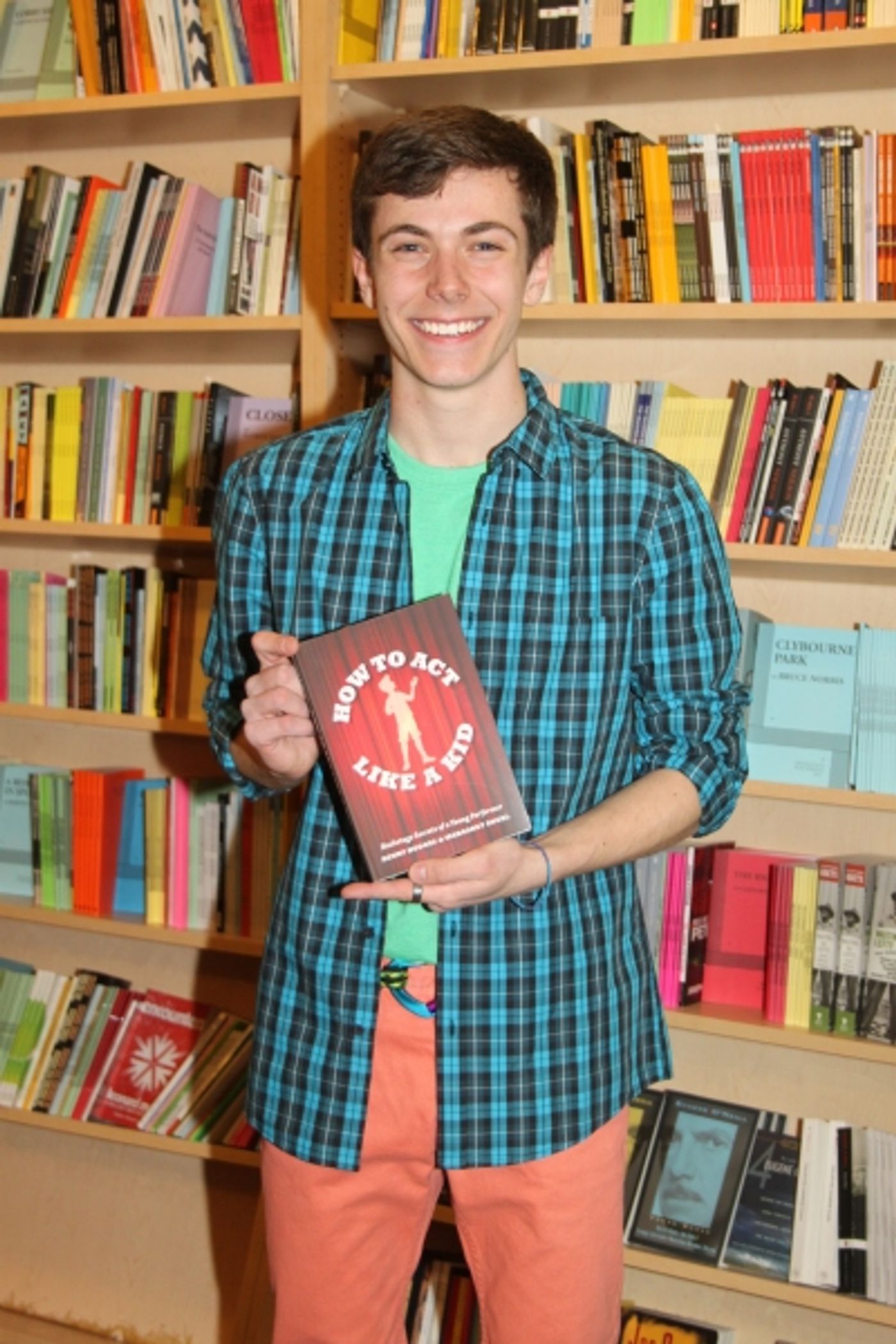 Photo Coverage: Henry Hodges Signs HOW TO ACT LIKE A KID at Drama Book Shop!  Image