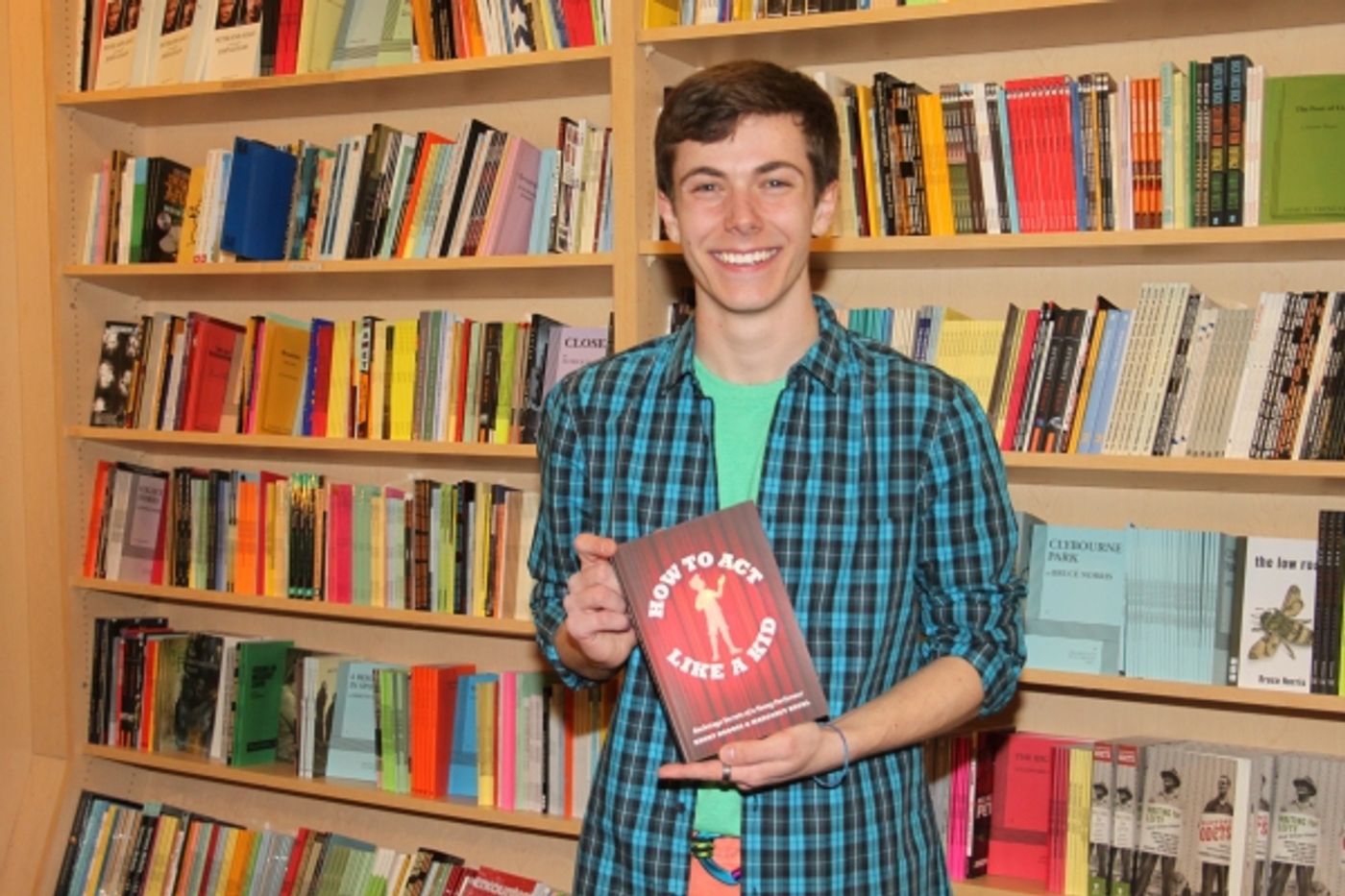 Photo Coverage: Henry Hodges Signs HOW TO ACT LIKE A KID at Drama Book Shop!  Image