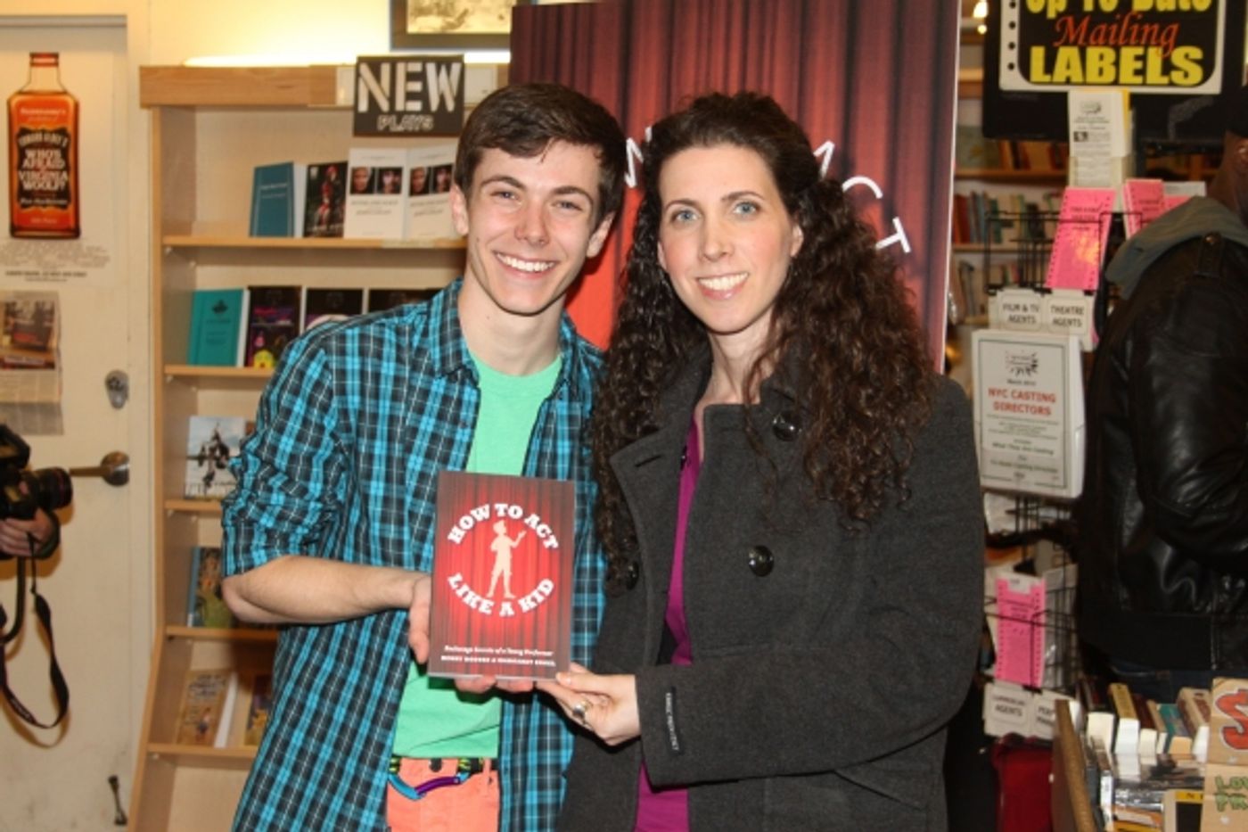 Photo Coverage: Henry Hodges Signs HOW TO ACT LIKE A KID at Drama Book Shop!  Image