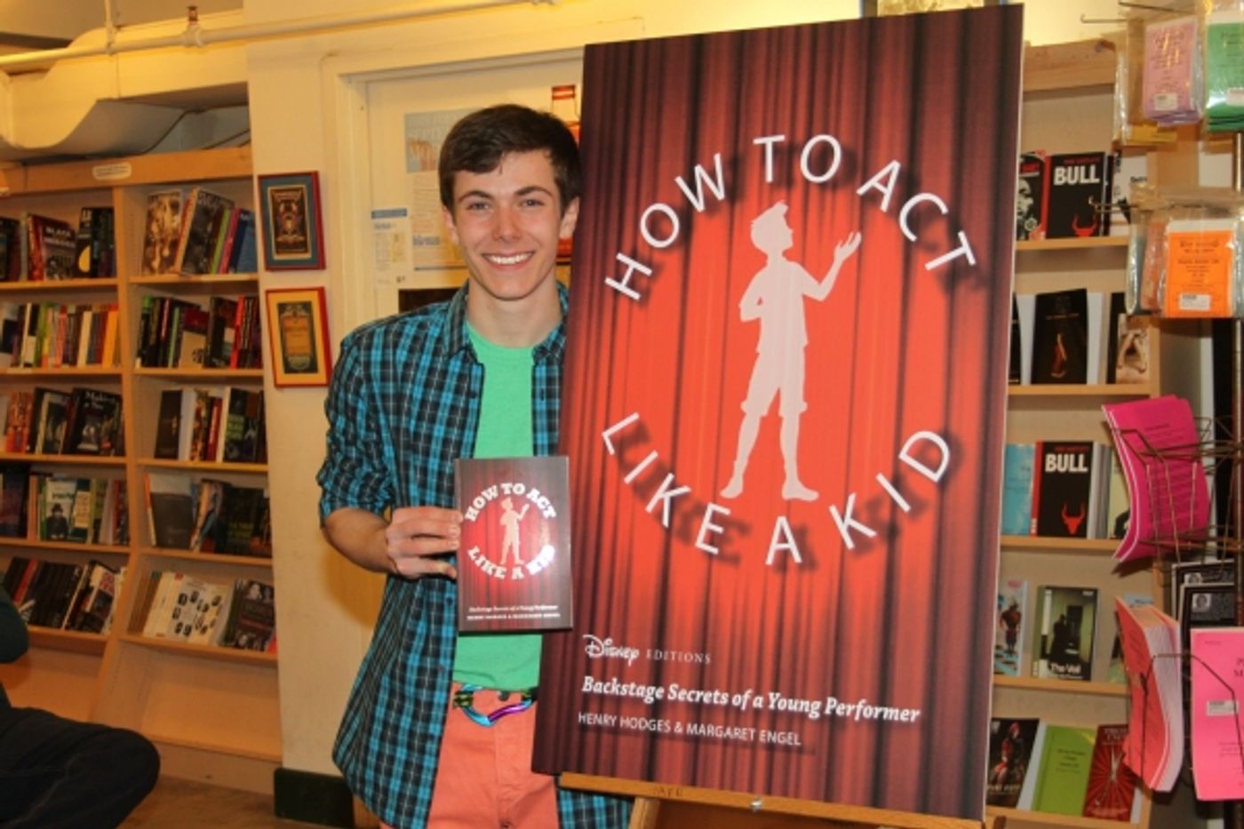 Photo Coverage: Henry Hodges Signs HOW TO ACT LIKE A KID at Drama Book Shop!  Image