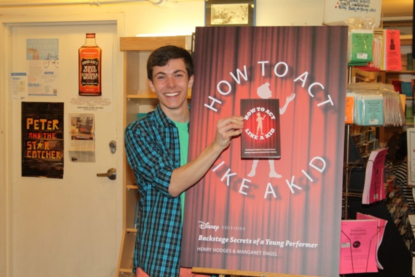 Photo Coverage: Henry Hodges Signs HOW TO ACT LIKE A KID at Drama Book Shop!  Image