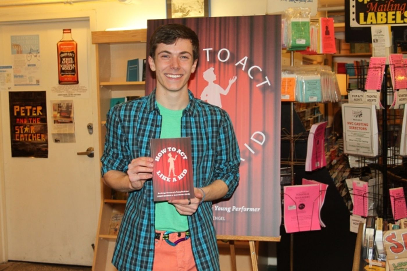 Photo Coverage: Henry Hodges Signs HOW TO ACT LIKE A KID at Drama Book Shop!  Image