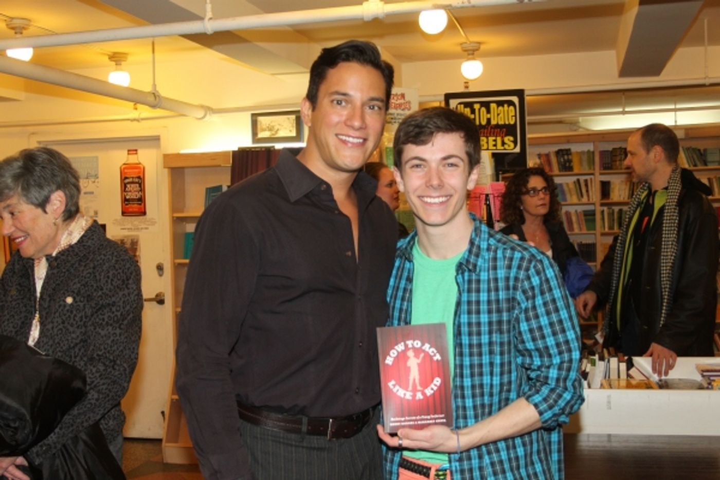 Photo Coverage: Henry Hodges Signs HOW TO ACT LIKE A KID at Drama Book Shop!  Image