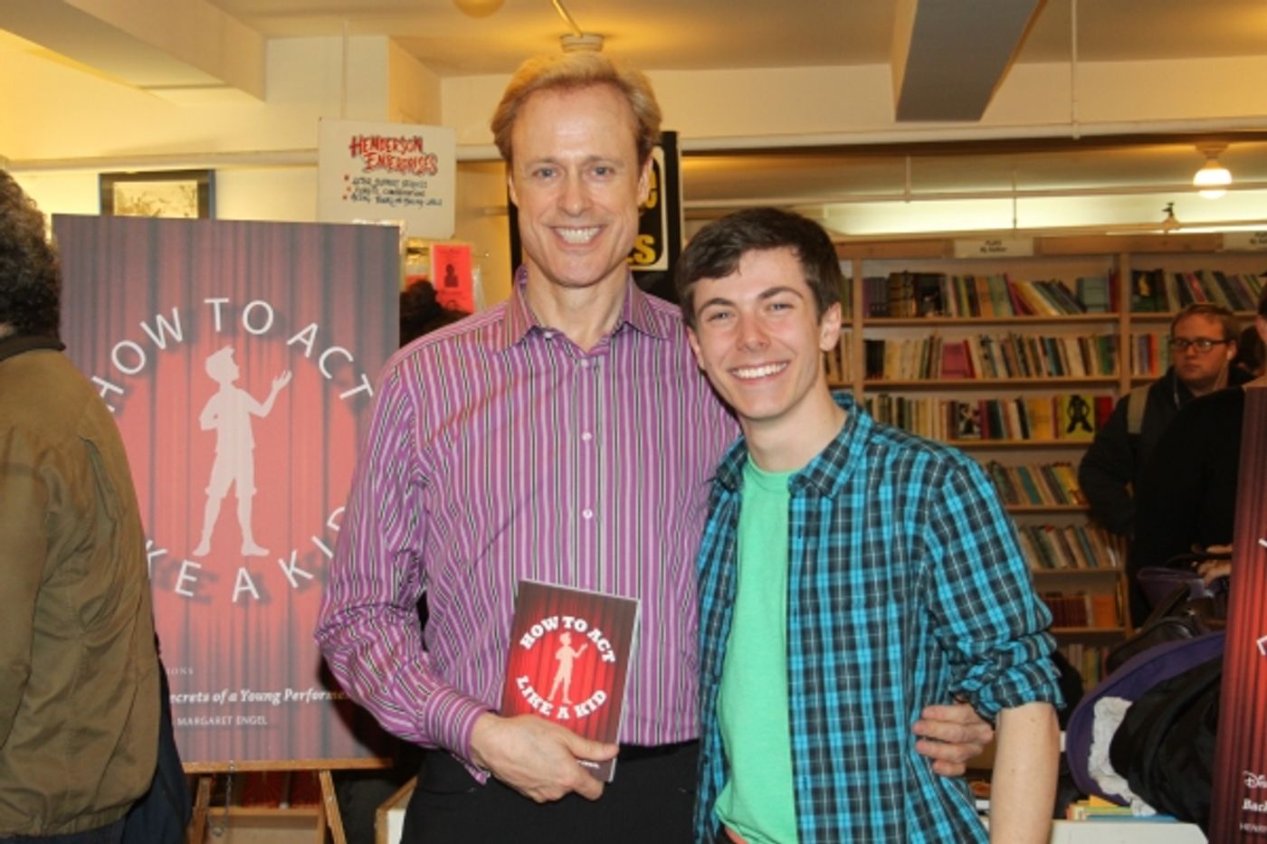 Photo Coverage: Henry Hodges Signs HOW TO ACT LIKE A KID at Drama Book Shop!  Image
