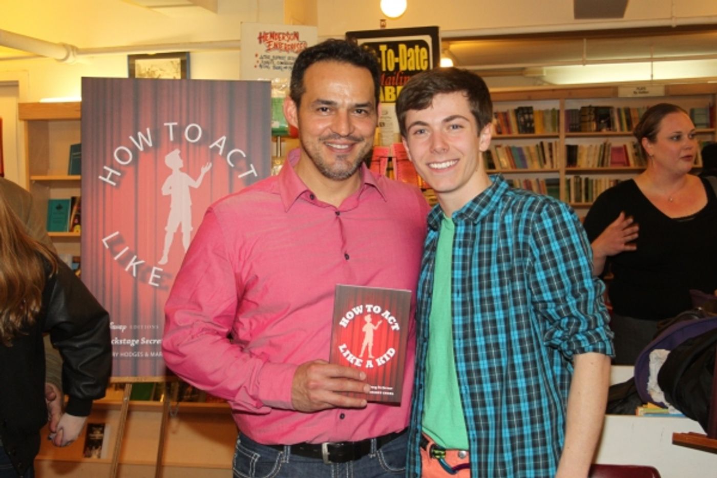 Photo Coverage: Henry Hodges Signs HOW TO ACT LIKE A KID at Drama Book Shop!  Image