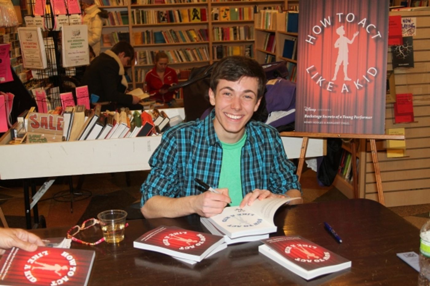 Photo Coverage: Henry Hodges Signs HOW TO ACT LIKE A KID at Drama Book Shop!  Image