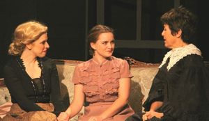 Amy returns from Europe - with Kristin Towers Rowles, Carly Linehan and Gail Matthius Photo