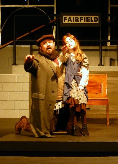 Tateh (Bradley Miller) and his Little Girl (Karen E. Kolkey) Photo