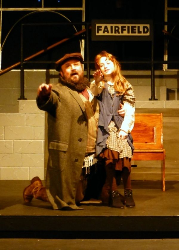 Tateh (Bradley Miller) and his Little Girl (Karen E. Kolkey) Photo