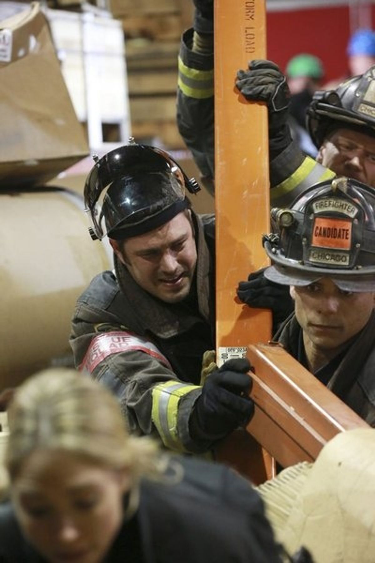 Taylor Kinney, Charlie Barnett at 