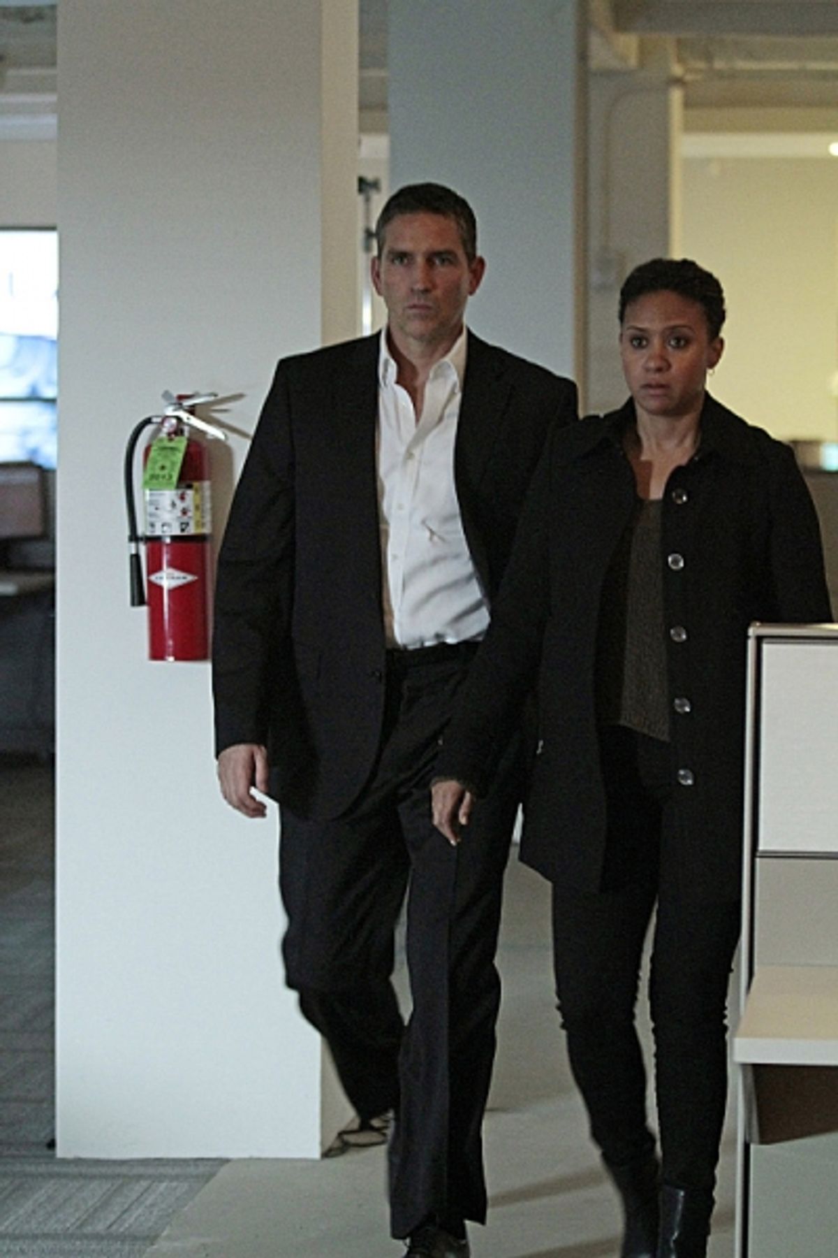 Jim Caviezel, Tracie Thoms at 
